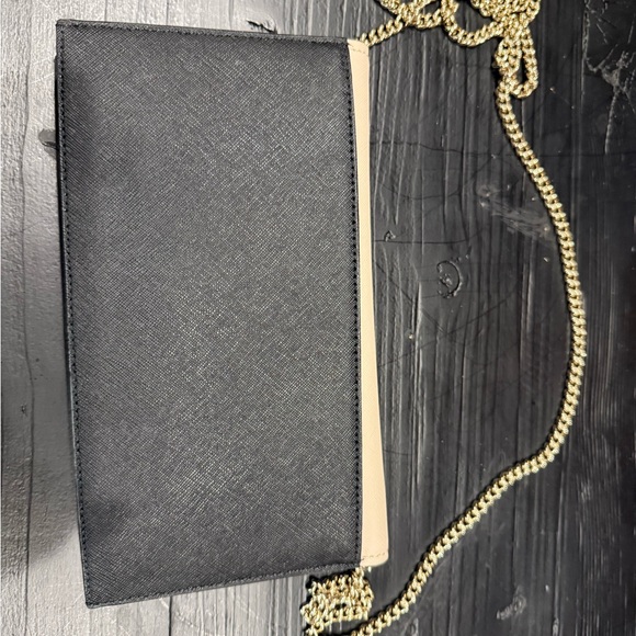 Kate Spade Cream and blackClutch with Gold Chain - Picture 4 of 4